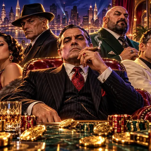 5 Families cover art with an organised-crime themed design