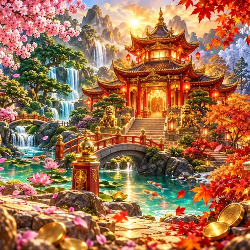 4 Seasons pokie cover art